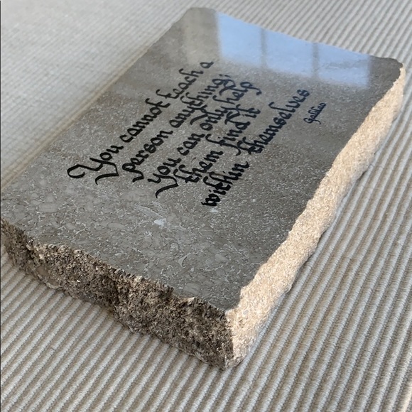 Gift for Teacher Paperweight w/Inspirational Text - Picture 2 of 6